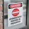 Signmission Hydrostatic Testing Danger Sign, Vinyl Decal, 5in W x 7in L, 2PK OS-2PACK-DS-D-57-V-2559 - alternate 3